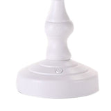 Desk Lamp Retro Lotus Leaf Ingenious Lovely 3 Light Sources Small Table Night Lamp for Girls Bedroom White - Side View