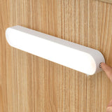 Dorm Reading Light USB LED Eyes Protection Touch Switch Cabinet Closet Rechargeable Night Light White 26cm/10.24in - Top-Down View