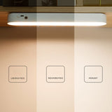 Dorm Reading Light USB LED Eyes Protection Touch Switch Cabinet Closet Rechargeable Night Light White 26cm/10.24in