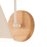 Wall Lamp Curved Simple Antirust Living Room Corridor Study Bedroom Bedside Wall Sconce for Decoration No Light Source White - Front View