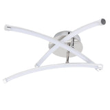 Linear Ceiling Light Trident Arc LED Linear Light 2500LM High Brightness Modern Ceiling Light for Office AC85‑265V - Top-Down View