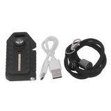 Pocket Flashlight Multifunction Keychain Flashlights Waterproof Whistle Emergency Light with Multiple Lighting Modes - Front View