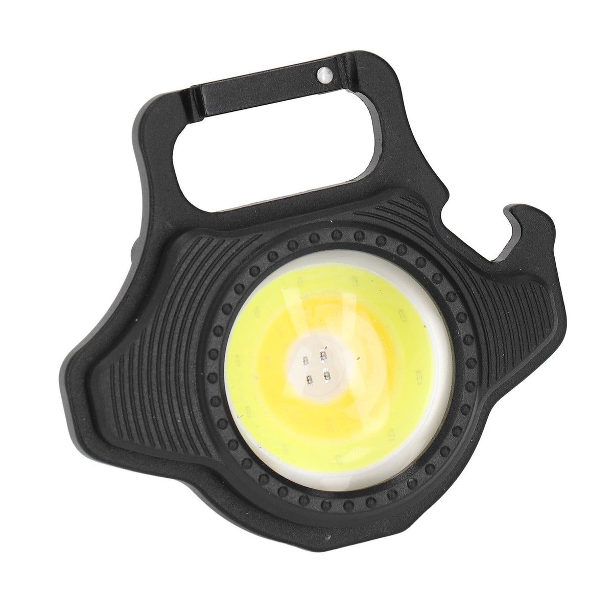 COB Small Flashlight 500LM Rechargeable Portable Mini Pocket Light with Folding Bracket for Fishing Walking and Camping