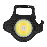 COB Small Flashlight 500LM Rechargeable Portable Mini Pocket Light with Folding Bracket for Fishing Walking and Camping