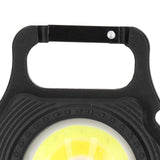 COB Small Flashlight 500LM Rechargeable Portable Mini Pocket Light with Folding Bracket for Fishing Walking and Camping