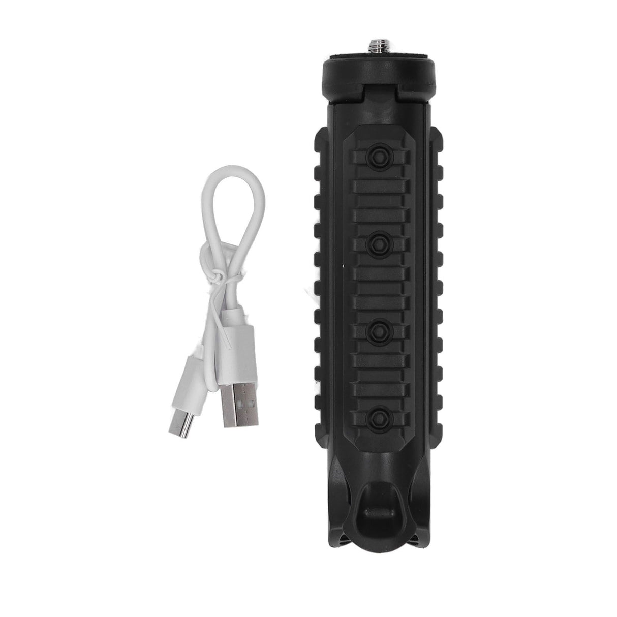 COB Small Flashlight 500LM Rechargeable Portable Mini Pocket Light with Folding Bracket for Fishing Walking and Camping