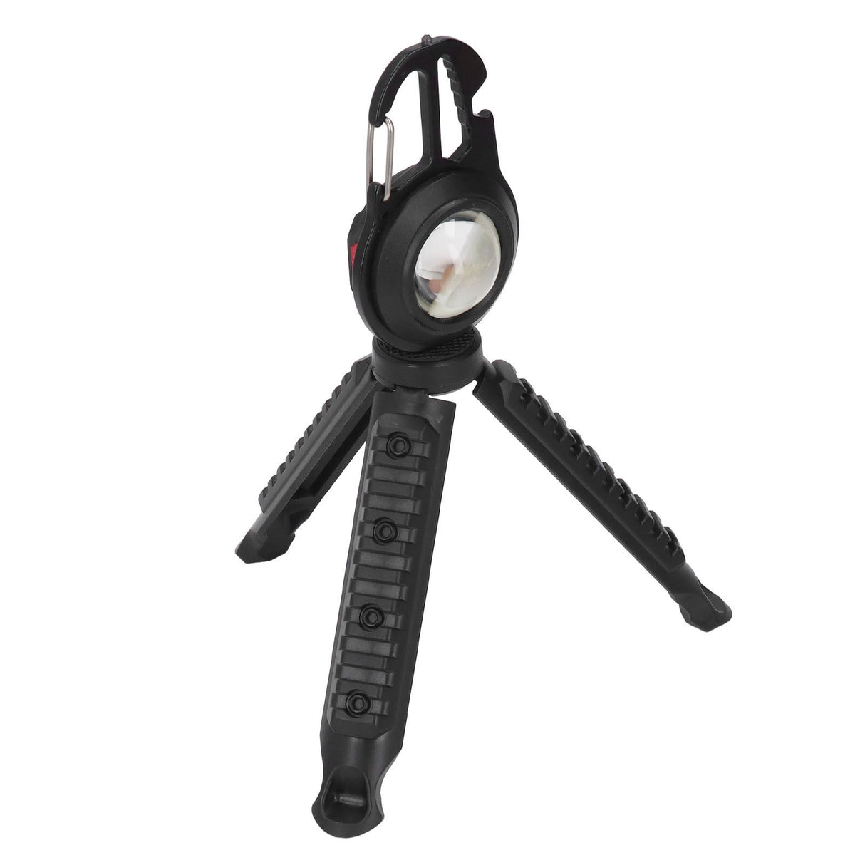 COB Small Flashlights 3 Light Modes Rechargeable Multifunctional Black Portable Pocket Light with Tripod for Fishing Home