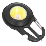 COB Small Flashlights 3 Light Modes Rechargeable Multifunctional Black Portable Pocket Light with Tripod for Fishing Home - Low Angle