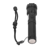 LED Flashlight 8000LM 1500m Range Super Bright Flashlight Aluminum LED Zoom Flashlight with Multiple Lighting Modes - Close-Up Angle