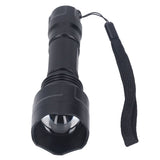 LED IR Flashlight Adjustable Focus Infrared Night Vision Light Dimmable for Hunting 850nm 940nm - Top-Down View