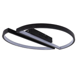 Semicircle Ceiling Light Semicircle Design Simple Style Warm Light Durable Metal LED Ceiling Light for Bedroom Kitchen