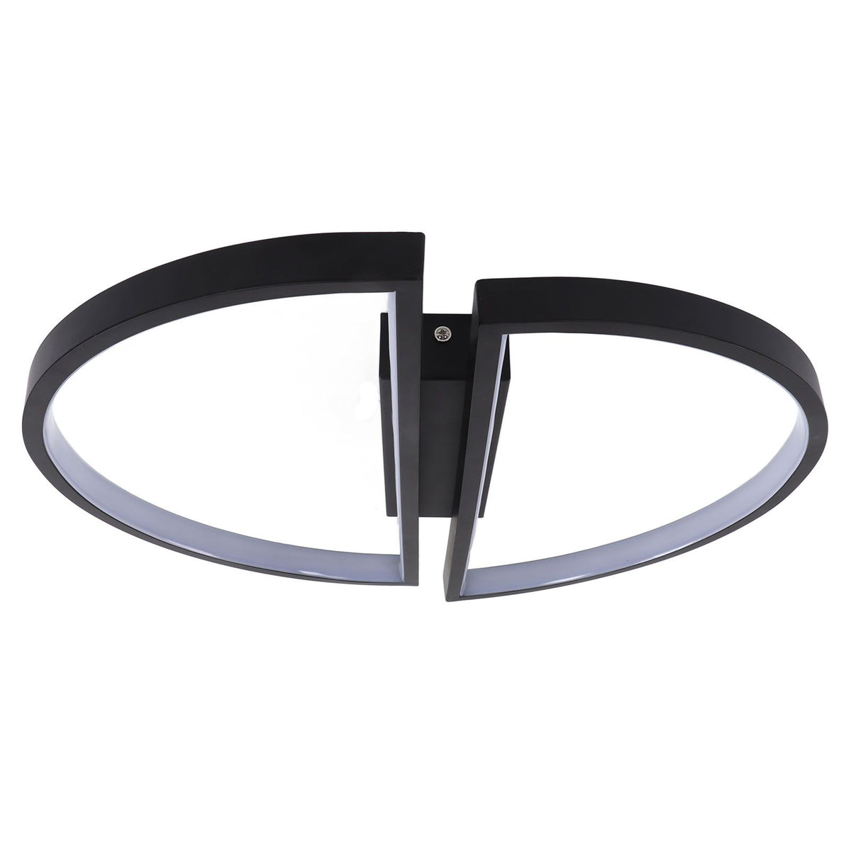 Semicircle Ceiling Light Semicircle Design Simple Style Warm Light Durable Metal LED Ceiling Light for Bedroom Kitchen