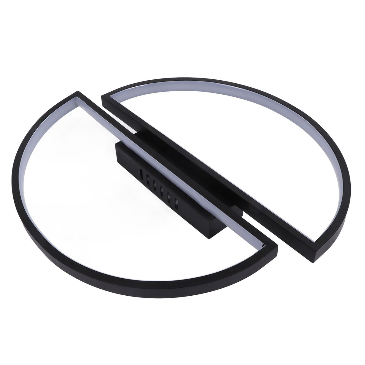 Semicircle Ceiling Light Semicircle Design Simple Style Warm Light Durable Metal LED Ceiling Light for Bedroom Kitchen