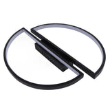 Semicircle Ceiling Light Semicircle Design Simple Style Warm Light Durable Metal LED Ceiling Light for Bedroom Kitchen - 45-Degree Angle