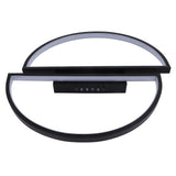 Semicircle Ceiling Light Semicircle Design Simple Style Warm Light Durable Metal LED Ceiling Light for Bedroom Kitchen - Rear View