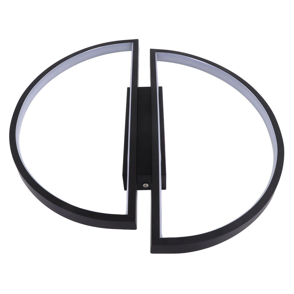 Semicircle Ceiling Light Semicircle Design Simple Style Warm Light Durable Metal LED Ceiling Light for Bedroom Kitchen