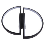 Semicircle Ceiling Light Semicircle Design Simple Style Warm Light Durable Metal LED Ceiling Light for Bedroom Kitchen