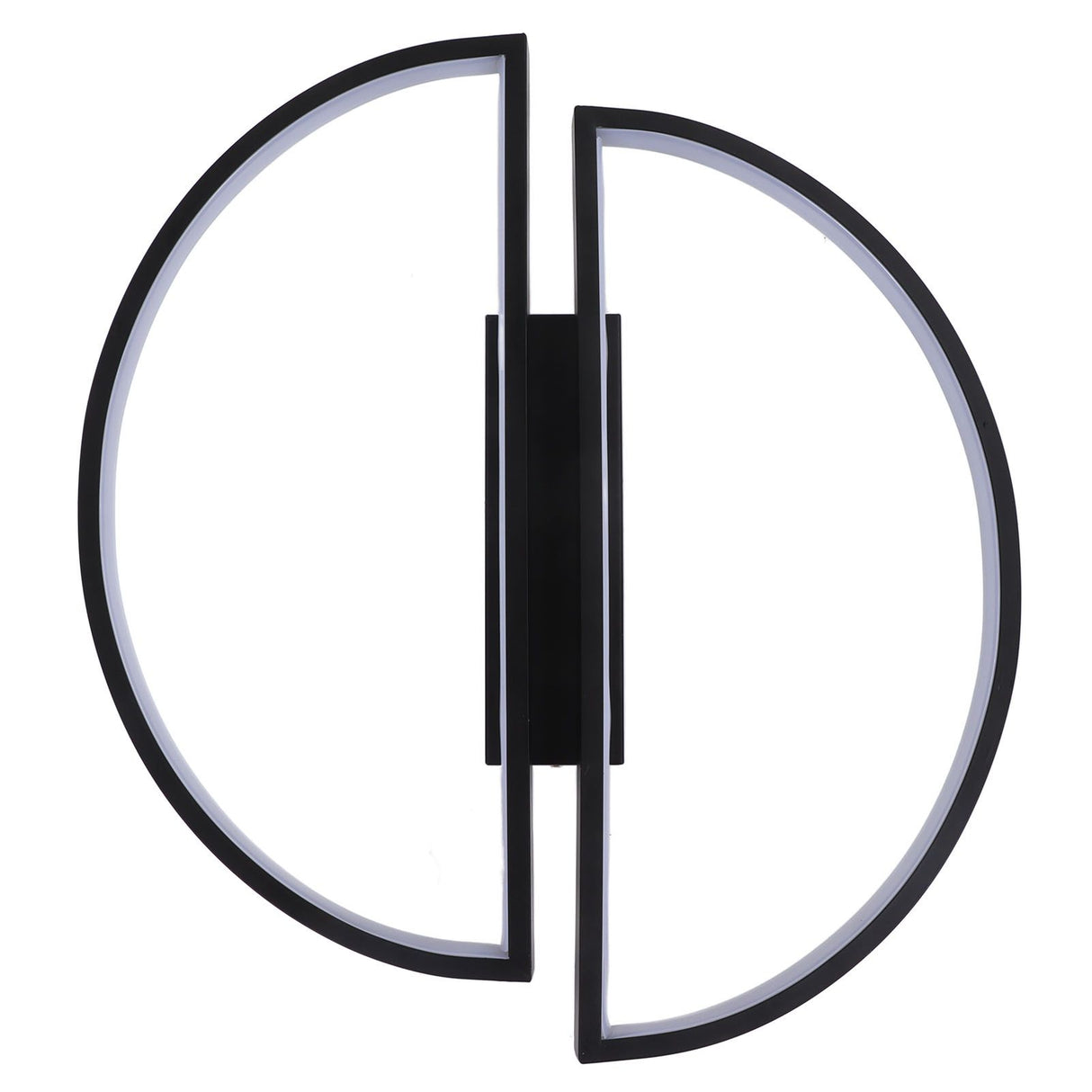 Semicircle Ceiling Light Semicircle Design Simple Style Warm Light Durable Metal LED Ceiling Light for Bedroom Kitchen