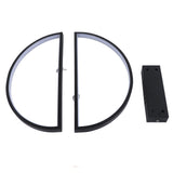 Semicircle Ceiling Light Semicircle Design Simple Style Warm Light Durable Metal LED Ceiling Light for Bedroom Kitchen - Extra Image