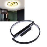 Semicircle Ceiling Light Semicircle Design Simple Style Warm Light Durable Metal LED Ceiling Light for Bedroom Kitchen - Extra Image