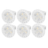 6pcs Brightness Dimming LED Spot Light Bulbs 360LM MR11 LED Landscape Track Light with Ceramic GU4 Base 110V 4W Warm Light 3000K - 45-Degree Angle
