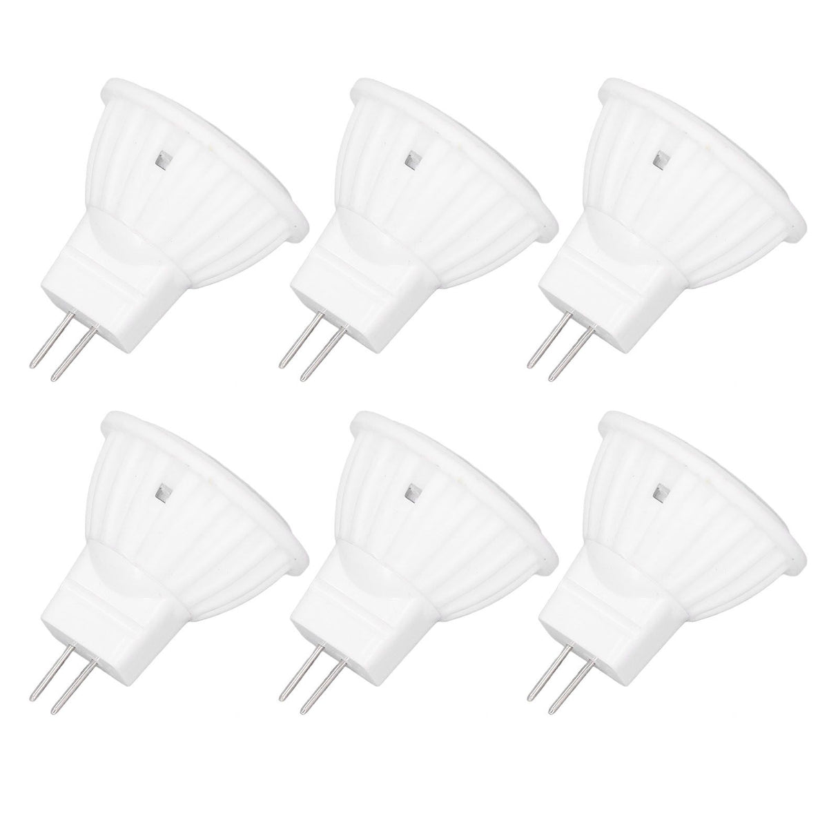 6pcs Brightness Dimming LED Spot Light Bulbs 360LM MR11 LED Landscape Track Light with Ceramic GU4 Base 110V 4W Warm Light 3000K