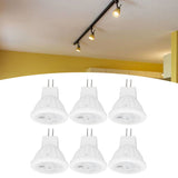 6pcs Brightness Dimming LED Spot Light Bulbs 360LM MR11 LED Landscape Track Light with Ceramic GU4 Base 110V 4W Warm Light 3000K - Extra Image