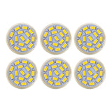 6Pcs GU4 LED Bulb 270LM 15LED Energy Saving Light Bulb MR11 Track Lamp Beads 12V 3W Warm Light 3000K