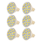6Pcs GU4 LED Bulb 270LM 15LED Energy Saving Light Bulb MR11 Track Lamp Beads 12V 3W Warm Light 3000K