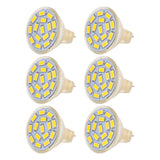 6Pcs GU4 LED Bulb 270LM 15LED Energy Saving Light Bulb MR11 Track Lamp Beads 12V 3W Warm Light 3000K - Side View