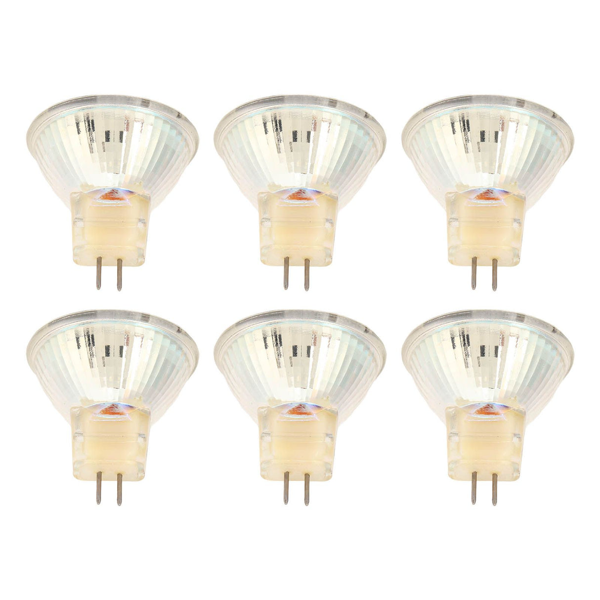 6Pcs GU4 LED Bulb 270LM 15LED Energy Saving Light Bulb MR11 Track Lamp Beads 12V 3W Warm Light 3000K