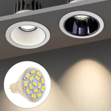 6Pcs GU4 LED Bulb 270LM 15LED Energy Saving Light Bulb MR11 Track Lamp Beads 12V 3W Warm Light 3000K