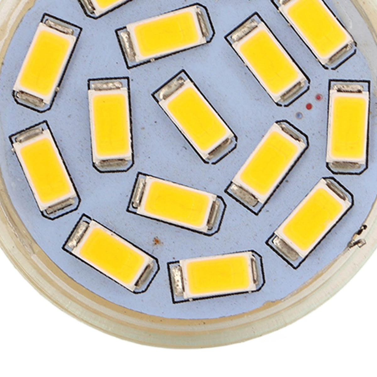 6Pcs GU4 LED Bulb 270LM 15LED Energy Saving Light Bulb MR11 Track Lamp Beads 12V 3W Warm Light 3000K