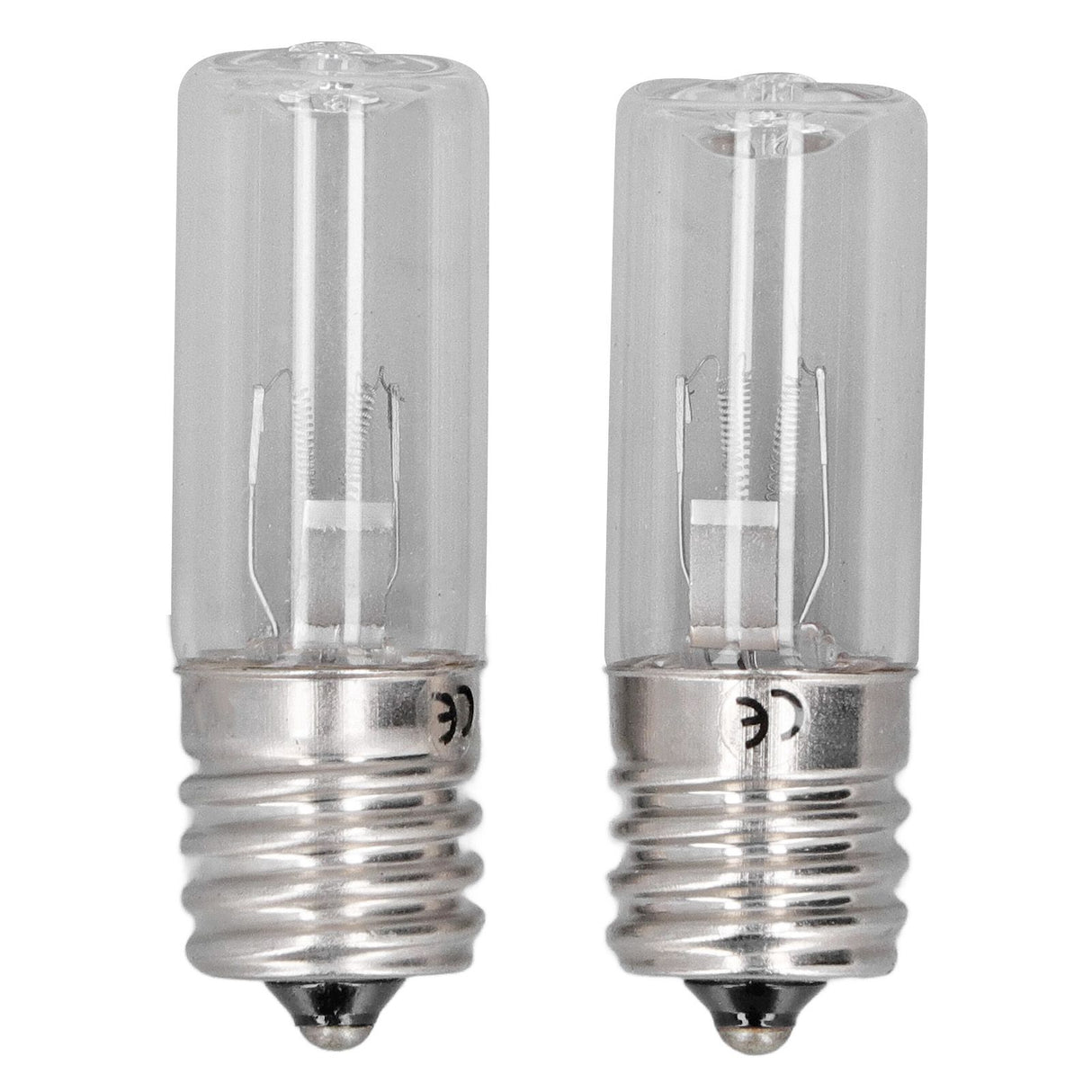 2Pcs Refrigerator Cabinet Light Deodorant Mite Removal E17 Lamp 10V 3W UVC Light Bulb