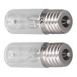 2Pcs Refrigerator Cabinet Light Deodorant Mite Removal E17 Lamp 10V 3W UVC Light Bulb - Front View