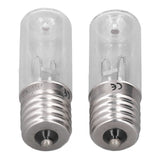 2Pcs Refrigerator Cabinet Light Deodorant Mite Removal E17 Lamp 10V 3W UVC Light Bulb
