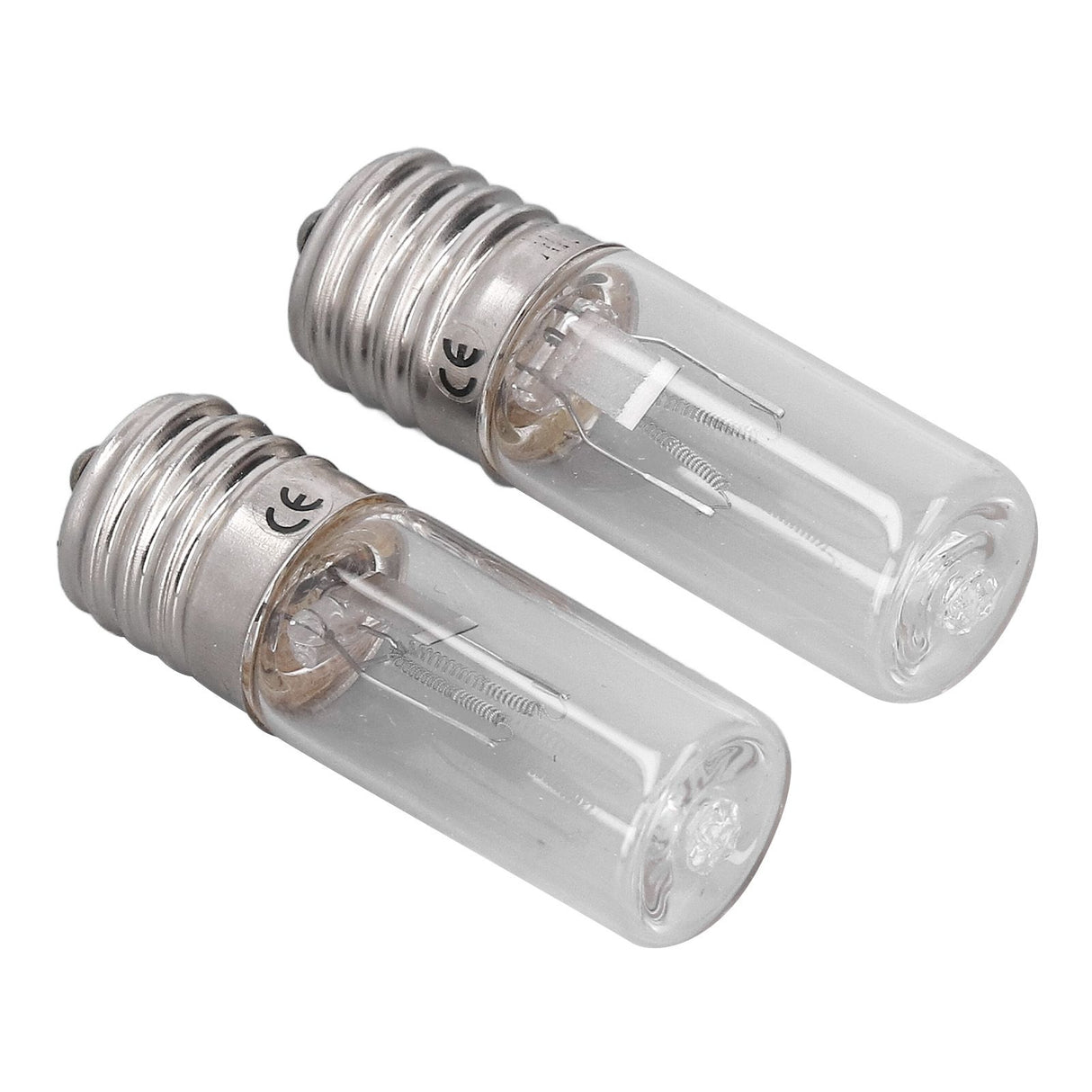 2Pcs Refrigerator Cabinet Light Deodorant Mite Removal E17 Lamp 10V 3W UVC Light Bulb
