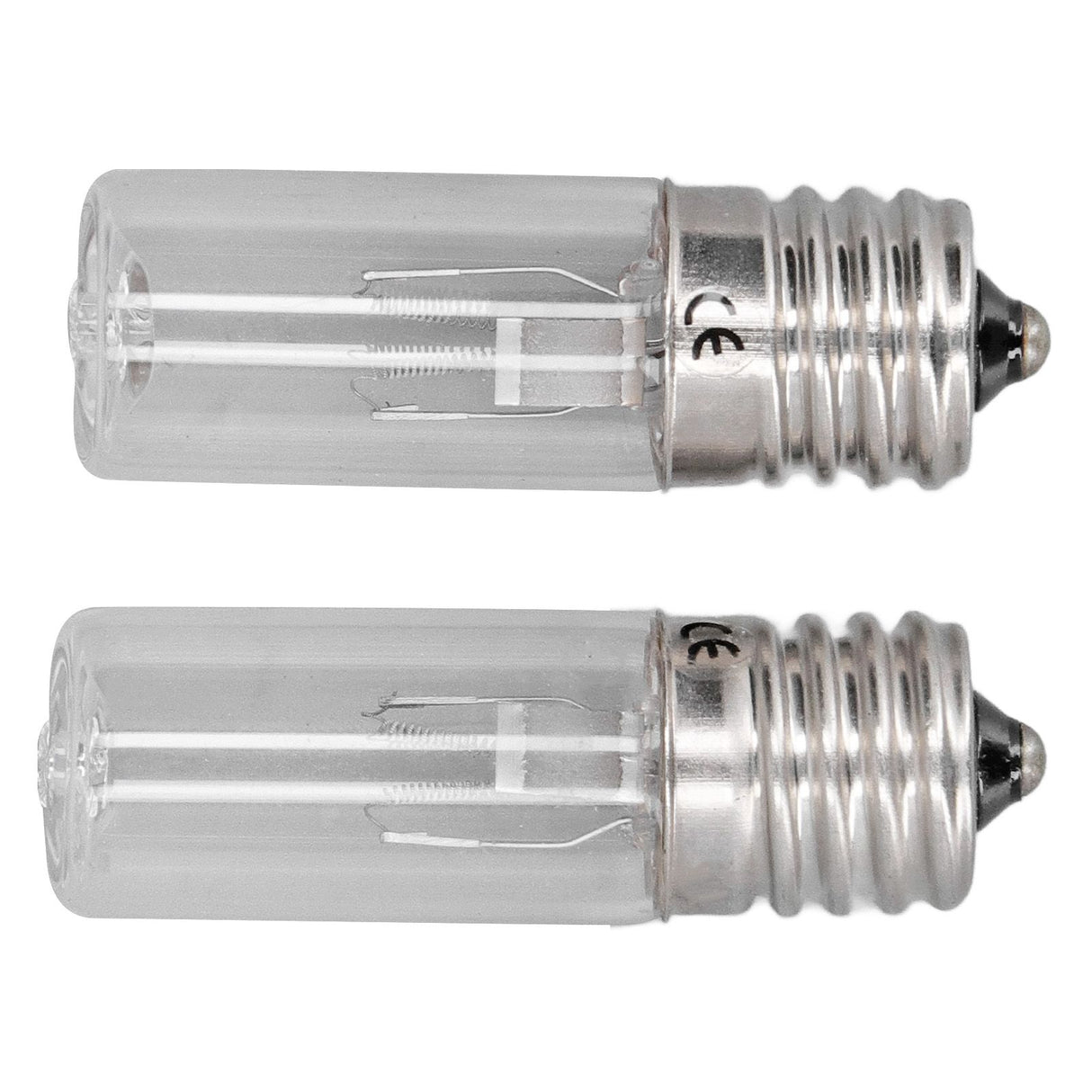 2Pcs Refrigerator Cabinet Light Deodorant Mite Removal E17 Lamp 10V 3W UVC Light Bulb