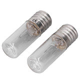 2Pcs Refrigerator Cabinet Light Deodorant Mite Removal E17 Lamp 10V 3W UVC Light Bulb - Low Angle