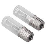 2Pcs Refrigerator Cabinet Light Deodorant Mite Removal E17 Lamp 10V 3W UVC Light Bulb - Extra Image
