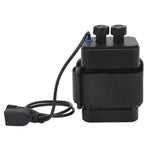 Battery Charge Case Box ABS Waterproof 8.4V for 6pcs 18650 Lithium Batteries USB DC Two Ports with Cable for Outdoor Traveling Camping