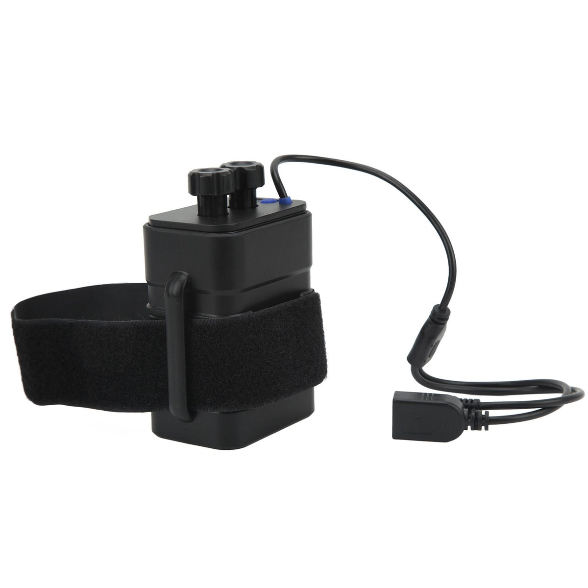 Battery Charge Case Box ABS Waterproof 8.4V for 6pcs 18650 Lithium Batteries USB DC Two Ports with Cable for Outdoor Traveling Camping