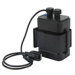 Battery Charge Case Box ABS Waterproof 8.4V for 6pcs 18650 Lithium Batteries USB DC Two Ports with Cable for Outdoor Traveling Camping