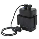 Battery Charge Case Box ABS Waterproof 8.4V for 6pcs 18650 Lithium Batteries USB DC Two Ports with Cable for Outdoor Traveling Camping - Top-Down View