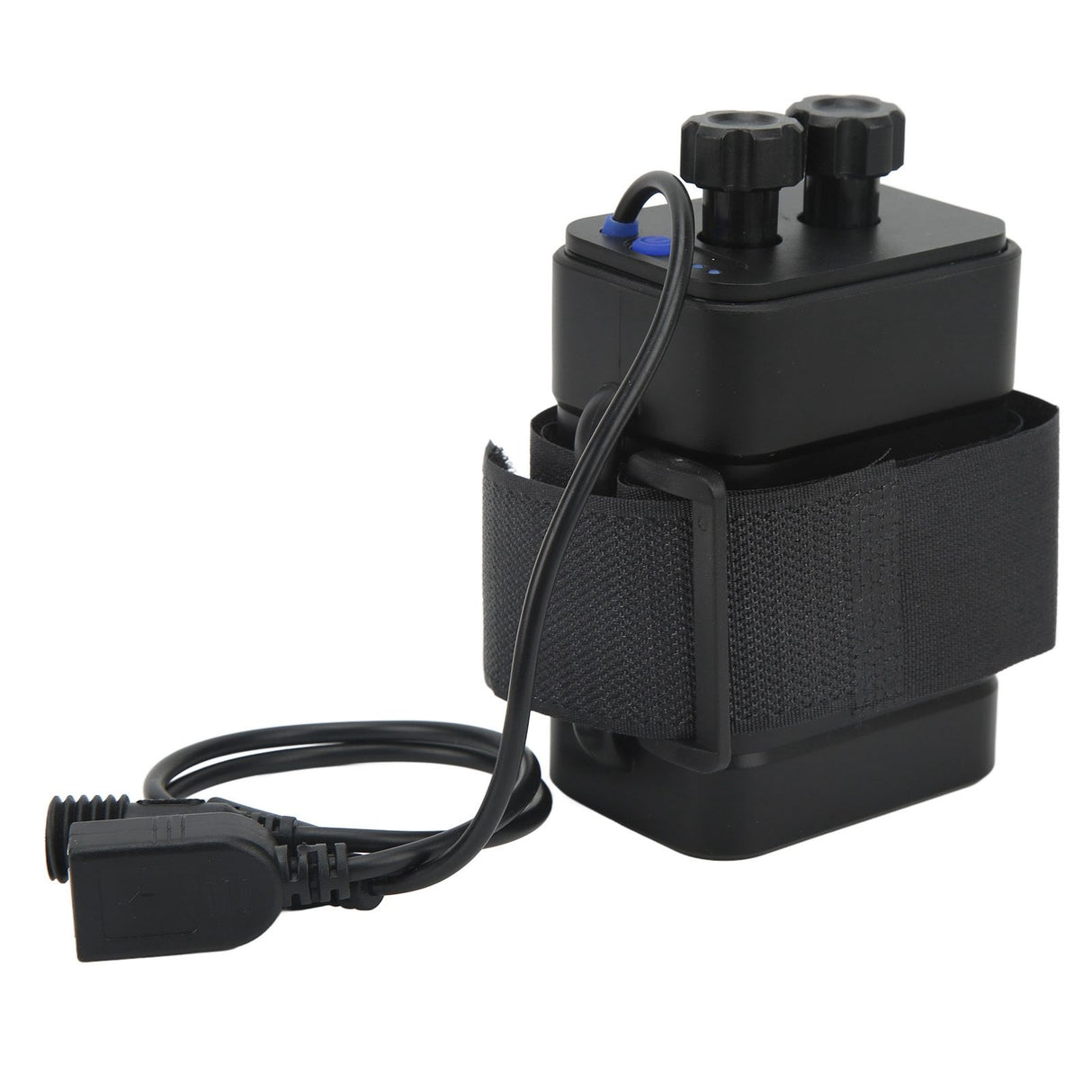 Battery Charge Case Box ABS Waterproof 8.4V for 6pcs 18650 Lithium Batteries USB DC Two Ports with Cable for Outdoor Traveling Camping