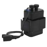 Battery Charge Case Box ABS Waterproof 8.4V for 6pcs 18650 Lithium Batteries USB DC Two Ports with Cable for Outdoor Traveling Camping - 45-Degree Angle
