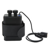 Battery Charge Case Box ABS Waterproof 8.4V for 6pcs 18650 Lithium Batteries USB DC Two Ports with Cable for Outdoor Traveling Camping - Close-Up Angle