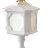 Retro Style Night Lamp Table Lamp Bedside USB Charge Touch Tone Three Color Temperature for Bedroom Dormitory White - Front View