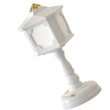 Retro Style Night Lamp Table Lamp Bedside USB Charge Touch Tone Three Color Temperature for Bedroom Dormitory White