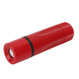 LED Flashlight Wall Mounted High Brightness Battery Powered Small Emergency Flashlight for Hotel Home Red - Low Angle